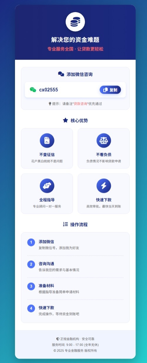 金融业务加个人微信单页源码-代码㊙️阁