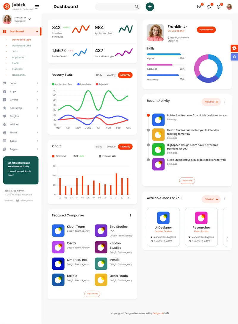 Bootstrap大气OA系统后台管理模板-代码㊙️阁