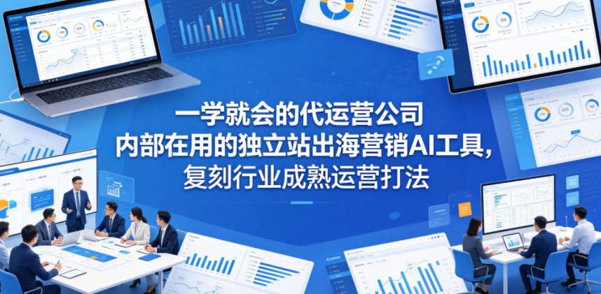 一学就会的代运营公司内部在用的独立站出海营销AI工具，复刻行业成熟运营打法-代码㊙️阁