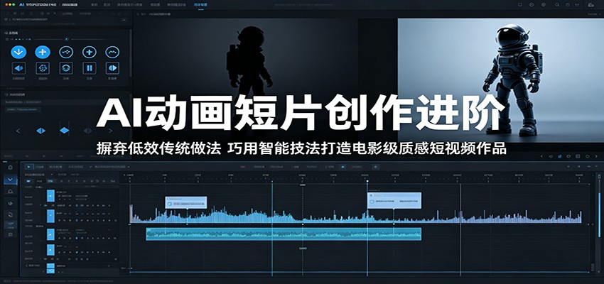 AI动画短片创作进阶：摒弃低效传统做法，巧用智能技法打造电影级质感短视频作品-代码㊙️阁