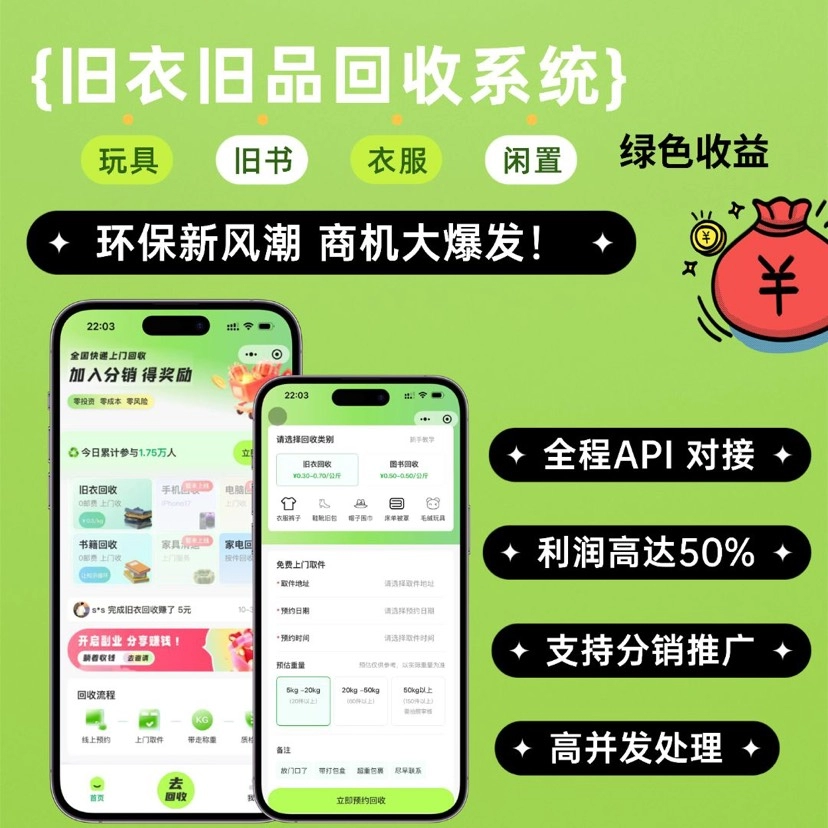 旧物回收系统源码 – go语言版-代码㊙️阁