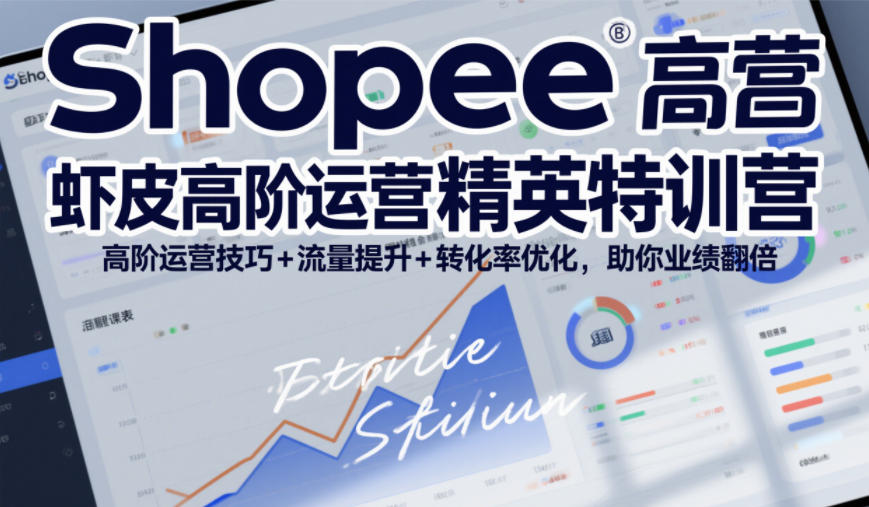 Shopee虾皮高阶运营精英特训营，高阶运营技巧+流量提升+转化率优化，助你业绩翻倍(更新26年5月)-代码㊙️阁