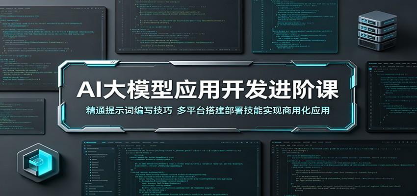 AI大模型应用开发进阶课：精通提示词编写技巧，多平台搭建部署技能实现商用化应用-代码㊙️阁