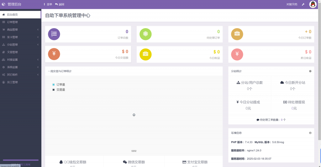 彩虹云商城二开-仿鲸发卡模版源码 第1张