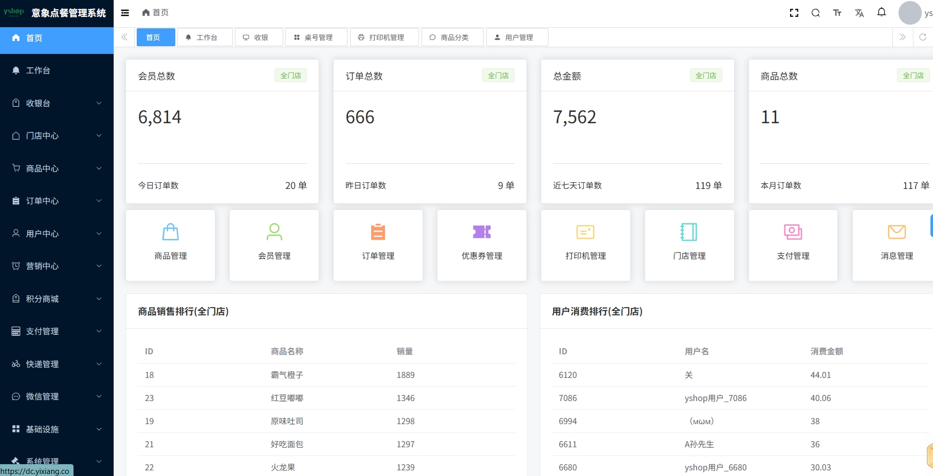 小程序_意象桌面扫码点餐系统_开源【可商用】-代码㊙️阁
